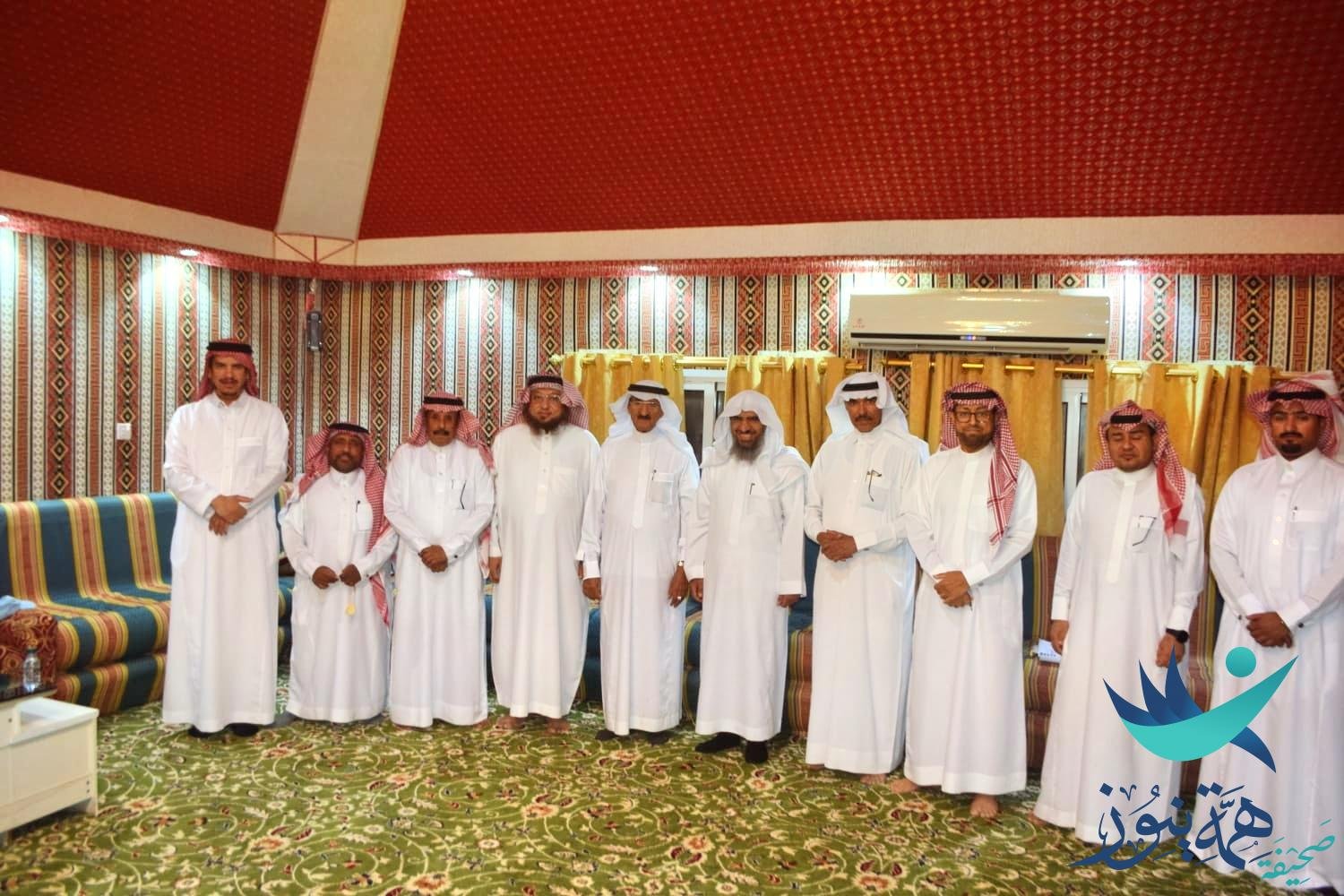 جمعيةعطاء للخدمات المجتمعيةبمدينة العيون بالأحساء في زيارةلرجل الأعمال والوجيه الاجتماعي أ.سعد الغريب(الشدي )وتبرع سخي من سعادته.