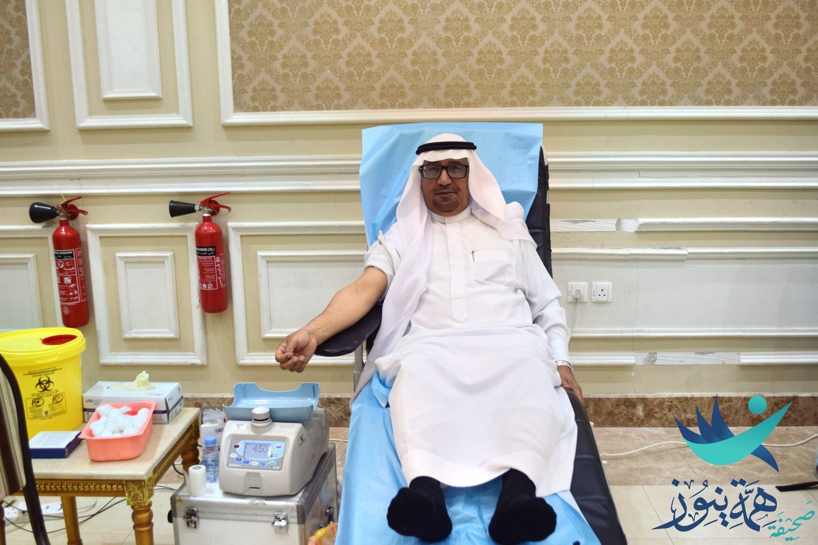 انطلاق حملة التبرع بالدم الثالثة عشر بجمعية العيون الخيرية تحت شعار من الكرم التبرع بالدم