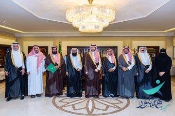 نائب أمير الشرقية يستقبل رئيس مجلس إدارة الجمعية التعاونية للثروة الحيوانية